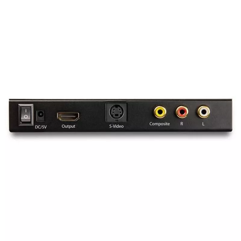 StarTech.com S-Video arba kompozitinis į HDMI keitiklis su garsu – 720p – NTSC ir PAL