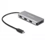 StarTech.com 3 prievadų 10 Gbps USB C centras su SD kortelių skaitytuvu - 3x USB-A ir 1x SD lizdas - nešiojamas USB 3.2 Gen 2 tipo C adapterio centras - nešiojamojo kompiuterio centras - maitinamas iš USB magistralės - suderinamas su Thunderbolt 3