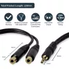 StarTech.com 6 colių stereo skirstytuvas - 3,5 mm kištukas į 2x 3,5 mm lizdus