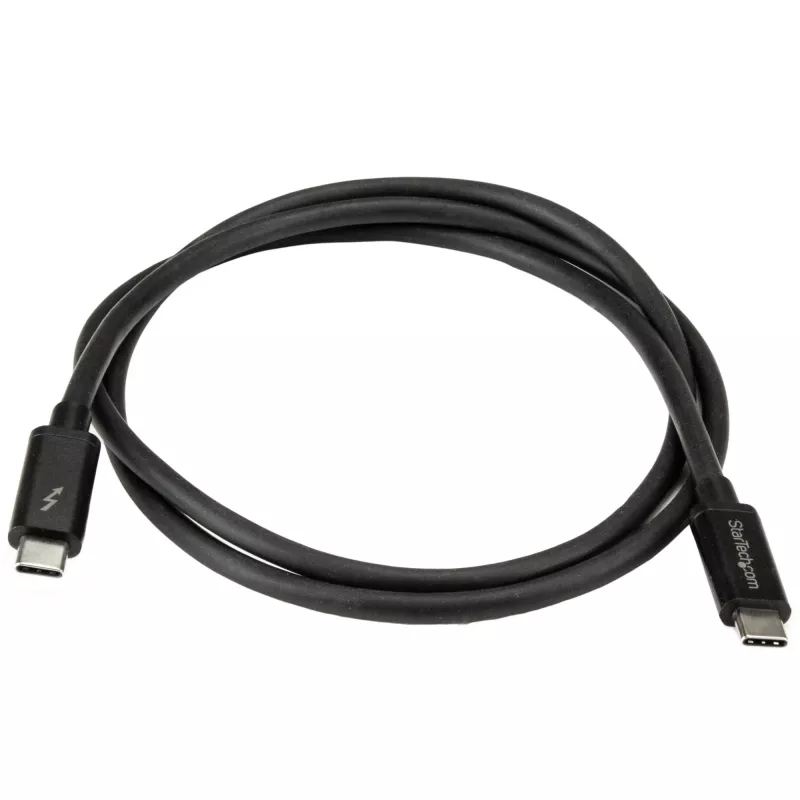 StarTech.com 1 m Thunderbolt 3 (20 Gbps) USB-C laidas – suderinamas su Thunderbolt, USB ir DisplayPort