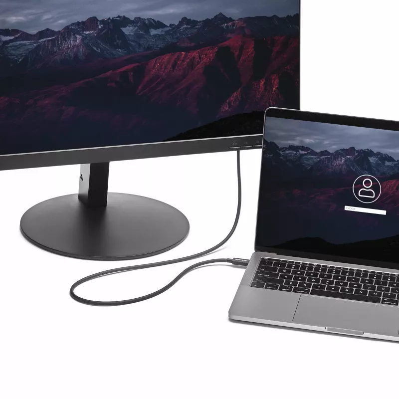 StarTech.com 2m Thunderbolt 3 (20Gbps) USB-C laidas – suderinamas su Thunderbolt, USB ir DisplayPort
