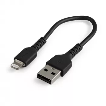 StarTech.com 15 cm USB-A į Lightning laidas, aramido pluoštu sustiprintas, juodas