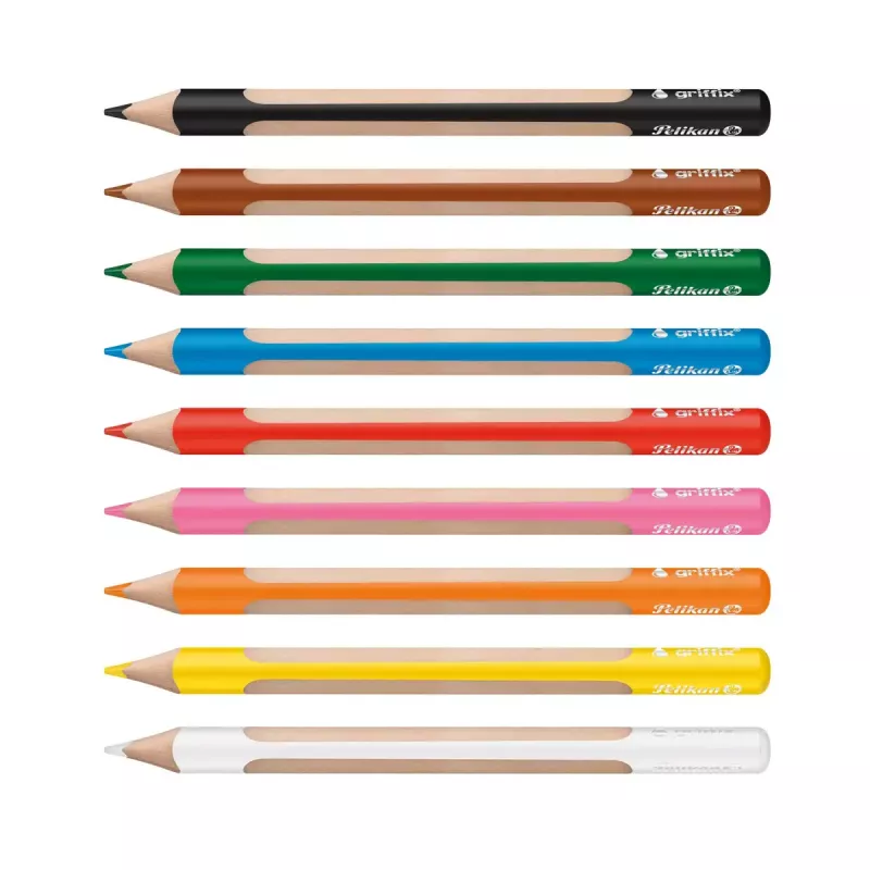 Akvareliniai pieštukai Pelikan griffix Multicolour 10 vnt