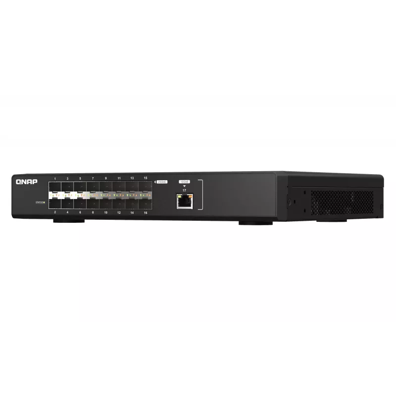 QNAP QSW-M5216-1T tinklo jungiklis valdomas L2 juodas