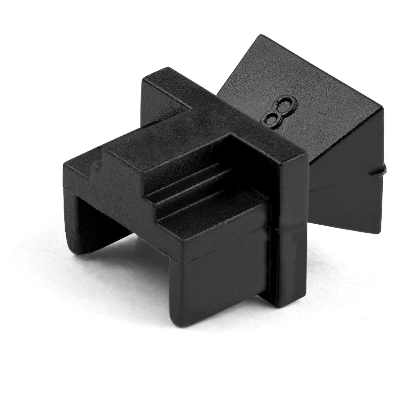 StarTech.com 100 vnt. RJ45 dulkių dangteliai - daugkartiniai RJ45 aklieji kištukai / dulkių gaubtai - Ethernet/LAN prievadų apsauga / blokavimas - užsifiksuojantys RJ45 lizdų apsauginiai dangteliai šakotuvams, jungikliams, maršrutizatoriams
