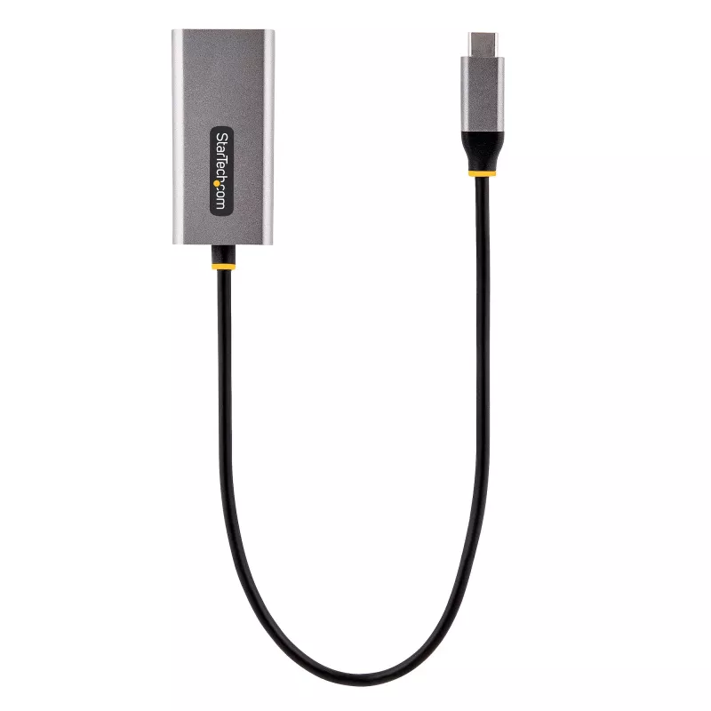 StarTech.com USB-C į Ethernet adapteris, USB 3.0 iki Gigabit Ethernet tinklo adapteris - 10/100/1000 Mbps, USB-C į RJ45 Ethernet adapteris (GbE), 12 colių pritvirtintas kabelis, tvarkyklių nereikalaujantis diegimas