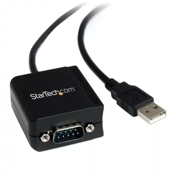 StarTech.com 8.3ft (2,5 m) 1 prievado FTDI USB į RS232 adapterio laidas su optine izoliacija, USB į RS232 adapteris - TAA