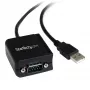 StarTech.com 8.3ft (2,5 m) 1 prievado FTDI USB į RS232 adapterio laidas su optine izoliacija, USB į RS232 adapteris - TAA