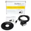 StarTech.com 8.3ft (2,5 m) 1 prievado FTDI USB į RS232 adapterio laidas su optine izoliacija, USB į RS232 adapteris - TAA