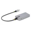 StarTech.com 4 prievadų USB 3.0 šakotuvas – USB-A iki 4x USB-A, 5Gbps, maitinamas iš magistralės su papildomu maitinimo įvadu, nešiojamas