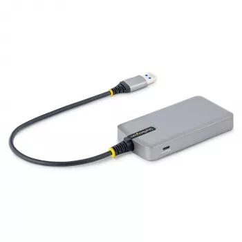 StarTech.com 4 prievadų USB 3.0 šakotuvas – USB-A iki 4x USB-A, 5Gbps, maitinamas iš magistralės su papildomu maitinimo įvadu, nešiojamas