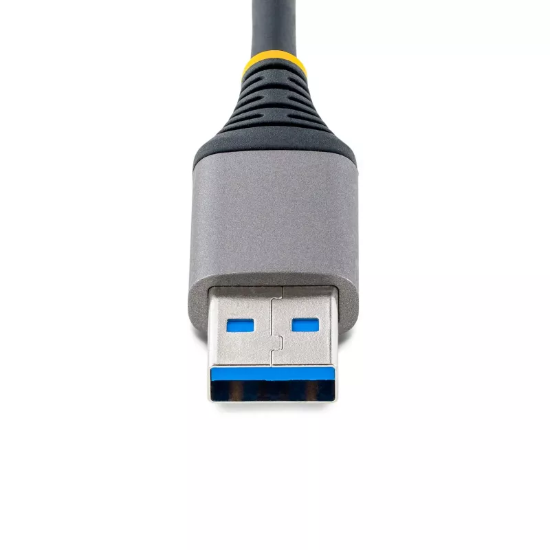 StarTech.com 4 prievadų USB 3.0 šakotuvas – USB-A iki 4x USB-A, 5Gbps, maitinamas iš magistralės su papildomu maitinimo įvadu, nešiojamas