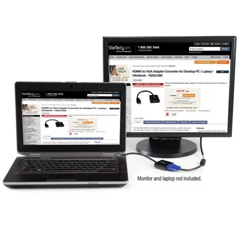 StarTech.com HDMI į VGA adapteris, 1920x1080