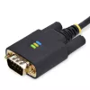 StarTech.com 10ft (3m) USB į serijinį adapterio kabelis, COM išlaikymas, keičiami varžtai/veržlės, USB-A į DB9 RS232, FTDI IC, ESD apsauga, Windows/macOS/Linux