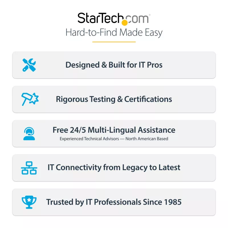 StarTech.com 10ft (3m) USB į serijinį adapterio kabelis, COM išlaikymas, keičiami varžtai/veržlės, USB-A į DB9 RS232, FTDI IC, ESD apsauga, Windows/macOS/Linux
