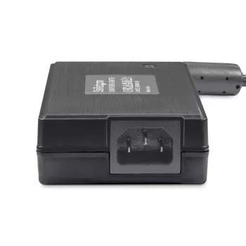 StarTech.com 160W Universalus DC maitinimo adapteris (24V/6,6A), 1,2m dviejų laidų laidas, 2/3 kontaktų gnybtų blokai, 100-240V kintamosios/nuolatinės srovės išorinis maitinimo šaltinis pramoniniams USB šakotuvams, NA/UK/EU/ANZ