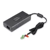 StarTech.com 160W Universalus DC maitinimo adapteris (24V/6,6A), 1,2m dviejų laidų laidas, 2/3 kontaktų gnybtų blokai, 100-240V kintamosios/nuolatinės srovės išorinis maitinimo šaltinis pramoniniams USB šakotuvams, NA/UK/EU/ANZ