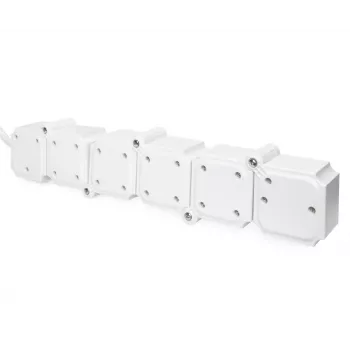 Digitus Flexible 4-ių lizdų ilgintuvas su 2 USB prievadais ir jungikliu