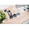 Digitus Flexible 4-ių lizdų ilgintuvas su 2 USB prievadais ir jungikliu