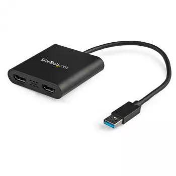 StarTech.com USB 3.0 į dvigubą HDMI adapteris, USB į 2x HDMI monitorių keitiklis, skirtas Windows (nepalaiko macOS/ChromeOS/Linux) – TAA