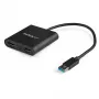 StarTech.com USB 3.0 į dvigubą HDMI adapteris, USB į 2x HDMI monitorių keitiklis, skirtas Windows (nepalaiko macOS/ChromeOS/Linux) – TAA