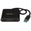 StarTech.com USB 3.0 į dvigubą HDMI adapteris, USB į 2x HDMI monitorių keitiklis, skirtas Windows (nepalaiko macOS/ChromeOS/Linux) – TAA