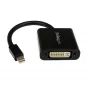 StarTech.com MDP2DVI3 Mini DisplayPort–DVI adapteris, 1920x1200 (WUXGA), pasyvusis, suderinamas su Thunderbolt, 17 cm, juodas
