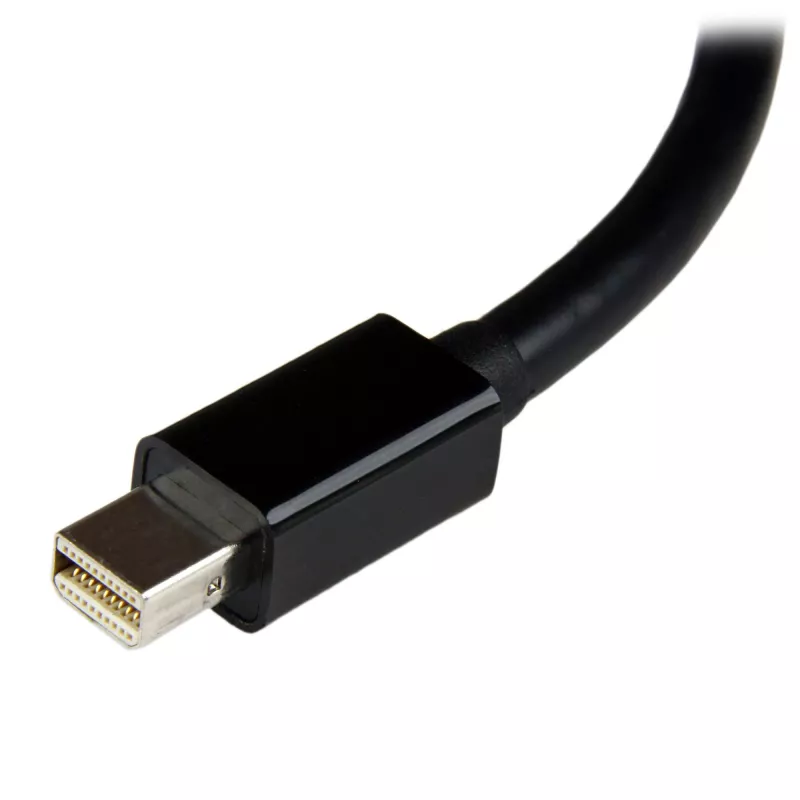 StarTech.com MDP2DVI3 Mini DisplayPort–DVI adapteris, 1920x1200 (WUXGA), pasyvusis, suderinamas su Thunderbolt, 17 cm, juodas