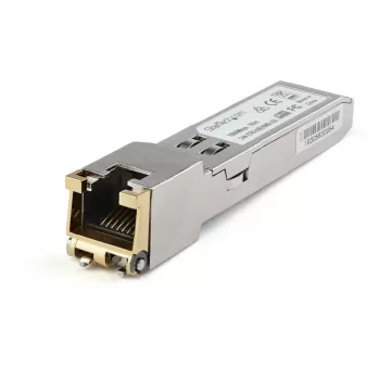 StarTech.com Cisco GLC-TE suderinamas modulis - 1000BASE-T Vario Gigabit Ethernet SFP į RJ45 Cat6/Cat5e 100m Išplėstinė temperatūra