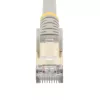 StarTech.com 1m CAT6a Ethernet kabelis - 10 Gigabit ekranuotas RJ45 100W PoE jungiamasis laidas - 10GbE STP tinklo laidas su įtempimo reljefu - pilkas, individualiai testuotas / laidai UL sertifikuoti / TIA