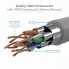 StarTech.com 1m CAT6a Ethernet kabelis - 10 Gigabit ekranuotas RJ45 100W PoE jungiamasis laidas - 10GbE STP tinklo laidas su įtempimo reljefu - pilkas, individualiai testuotas / laidai UL sertifikuoti / TIA