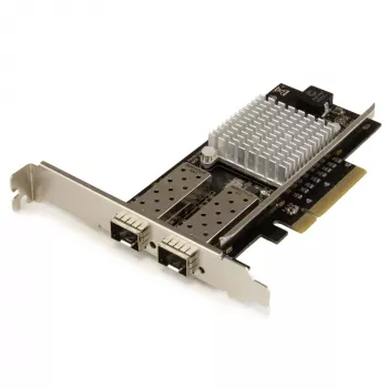 StarTech.com 2 prievadų 10G šviesolaidžio tinklo plokštė su atvirais SFP+ lizdais - PCIe, Intel lustas