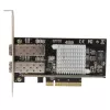 StarTech.com 2 prievadų 10G šviesolaidžio tinklo plokštė su atvirais SFP+ lizdais - PCIe, Intel lustas
