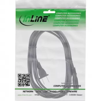 InLine maitinimo laidas JAV kištukas / Euro 8 lizdas, 1,8 m