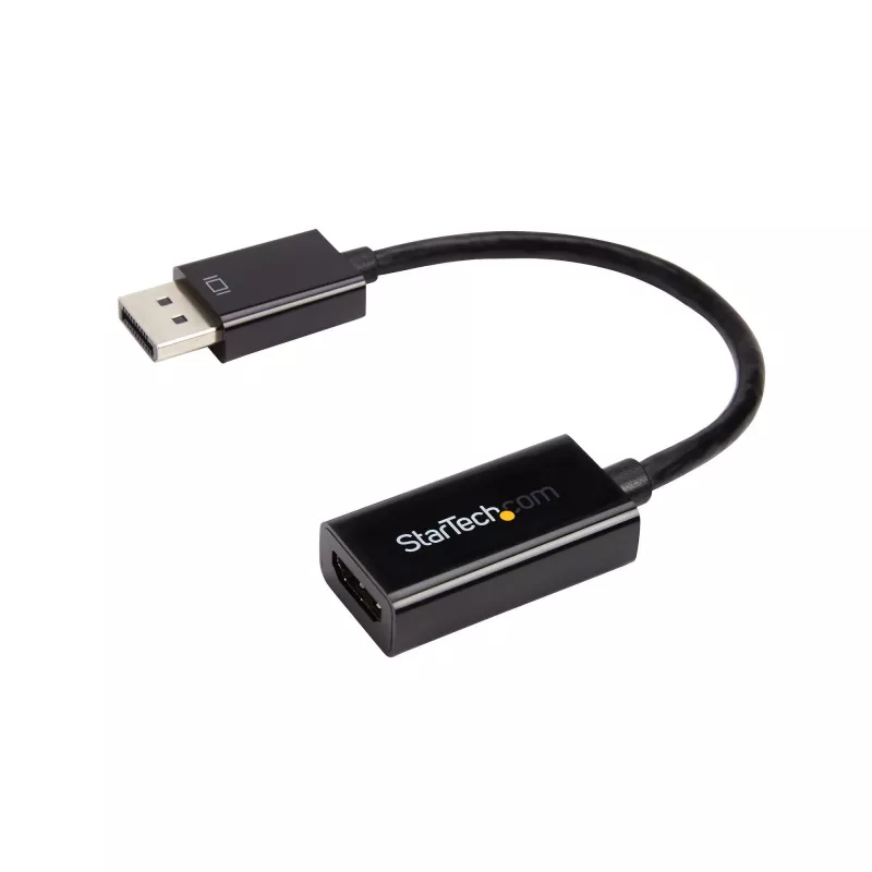 StarTech.com DP2HD4KS aktyvusis DisplayPort 1.2 į HDMI adapteris, 4K 30 Hz, vaizdo ir garso signalas, 0,15 m