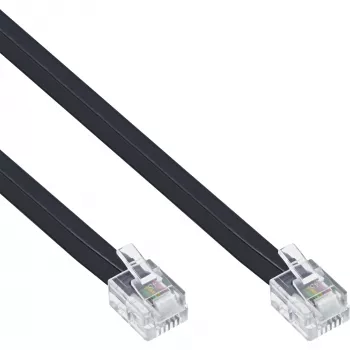 InLine modulinis kabelis RJ11 (vyriškas / vyriškas) 6P4C 3 m