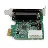 StarTech.com 4 prievadų PCI Express RS232 nuosekliojo ryšio adapterio kortelė - PCIe RS232 nuosekliojo ryšio valdiklio kortelė - PCIe į nuoseklųjį DB9 - 16950 UART - žemo profilio plėtimosi kortelė - Windows/Linux - TAA