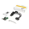 StarTech.com 4 prievadų PCI Express RS232 nuosekliojo ryšio adapterio kortelė - PCIe RS232 nuosekliojo ryšio valdiklio kortelė - PCIe į nuoseklųjį DB9 - 16950 UART - žemo profilio plėtimosi kortelė - Windows/Linux - TAA