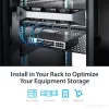 StarTech.com CABSHELF22V 2U ventiliuojama lentyna serverio stovui - 22 colių gylio, juoda