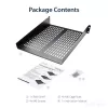 StarTech.com CABSHELF22V 2U ventiliuojama lentyna serverio stovui - 22 colių gylio, juoda