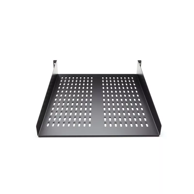 StarTech.com CABSHELF22V 2U ventiliuojama lentyna serverio stovui - 22 colių gylio, juoda