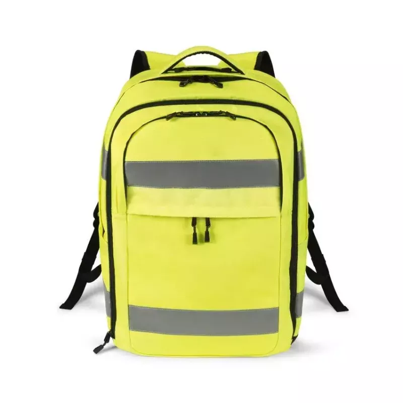 DICOTA Hi-Vis Backpack Yellow EN ISO 20471:2013 sertifikuota kuprinė