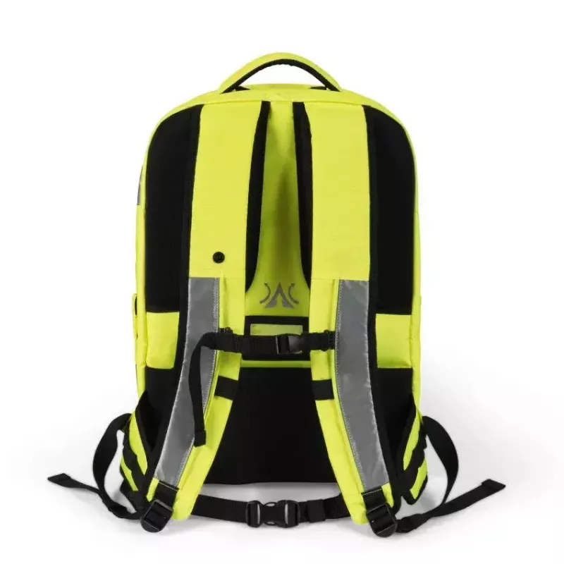 DICOTA Hi-Vis Backpack Yellow EN ISO 20471:2013 sertifikuota kuprinė