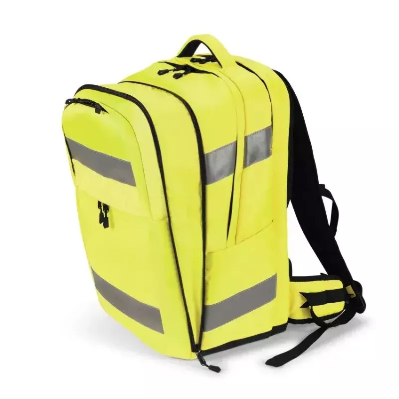 DICOTA Hi-Vis Backpack Yellow EN ISO 20471:2013 sertifikuota kuprinė