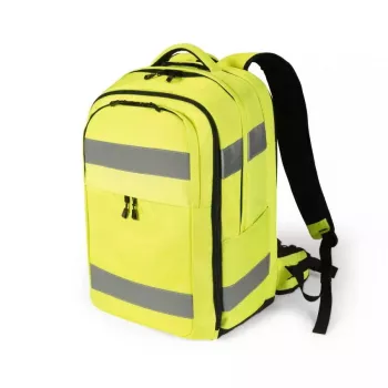 DICOTA Hi-Vis Backpack Yellow EN ISO 20471:2013 sertifikuota kuprinė