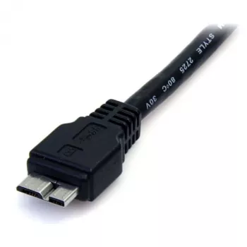 StarTech.com 0,5 m juodas SuperSpeed USB 3.0 laidas A – Micro B (vyriškas-vyriškas)