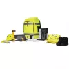 Kuprinė DICOTA Hi-Vis 65 L geltona fluorescencinė PET/TPU