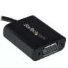 StarTech.com USB-C į VGA adapteris - juodas - 1080p - vaizdo keitiklis, skirtas MacBook Pro - USB C į VGA ekrano jungtis - atnaujinta versija CDP2VGAEC