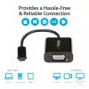 StarTech.com USB-C į VGA adapteris - juodas - 1080p - vaizdo keitiklis, skirtas MacBook Pro - USB C į VGA ekrano jungtis - atnaujinta versija CDP2VGAEC