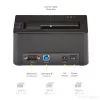StarTech.com Vieno lizdo kietojo disko trynimo stotelė, atskiras HDD/SSD sanitizer, USB 3.0 į SATA II (3 Gbps), 9 trynimo režimai, LCD ekranas, saugus kietojo disko trynimo dokas, DB-9 spausdintuvo prievadas, TAA atitiktis